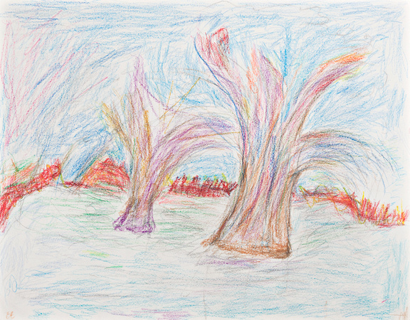Abrams, Eleanor "Landscape" 14"x11" Colored Pencil 2014